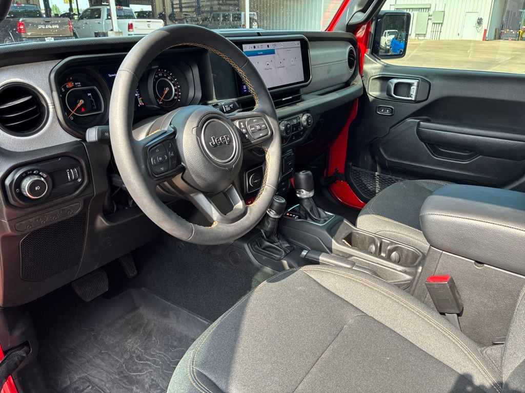2024 Jeep Wrangler Sport Red at Bayshore Chrysler Jeep Dodge Ram