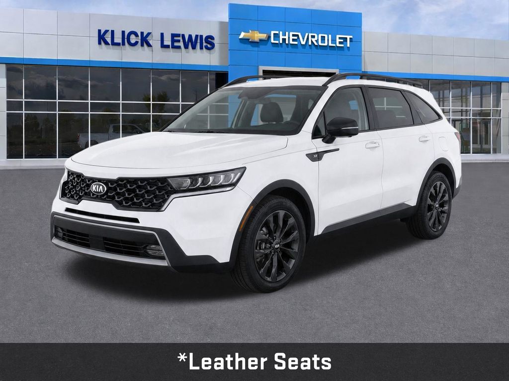 2021 Kia Sorento EX White at Klick Lewis Buick Chevrolet