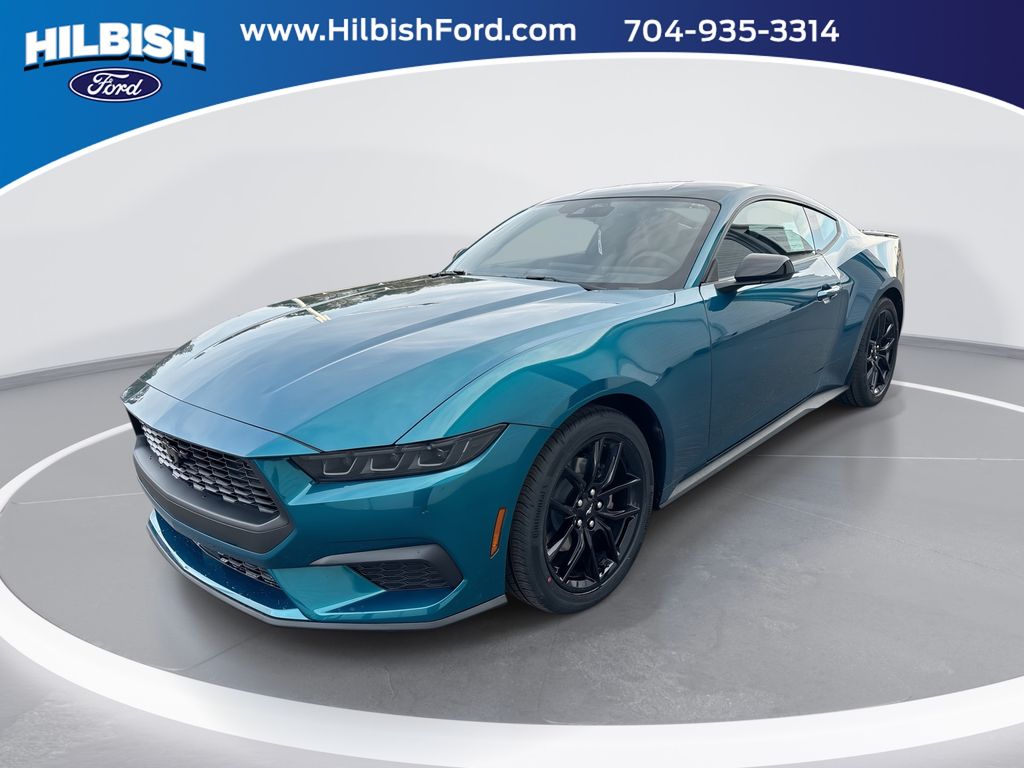Adriatic Blue Metallic 2026 Ford Mustang EcoBoost Fastback RWD Coupe Rear-Wheel Drive Automatic