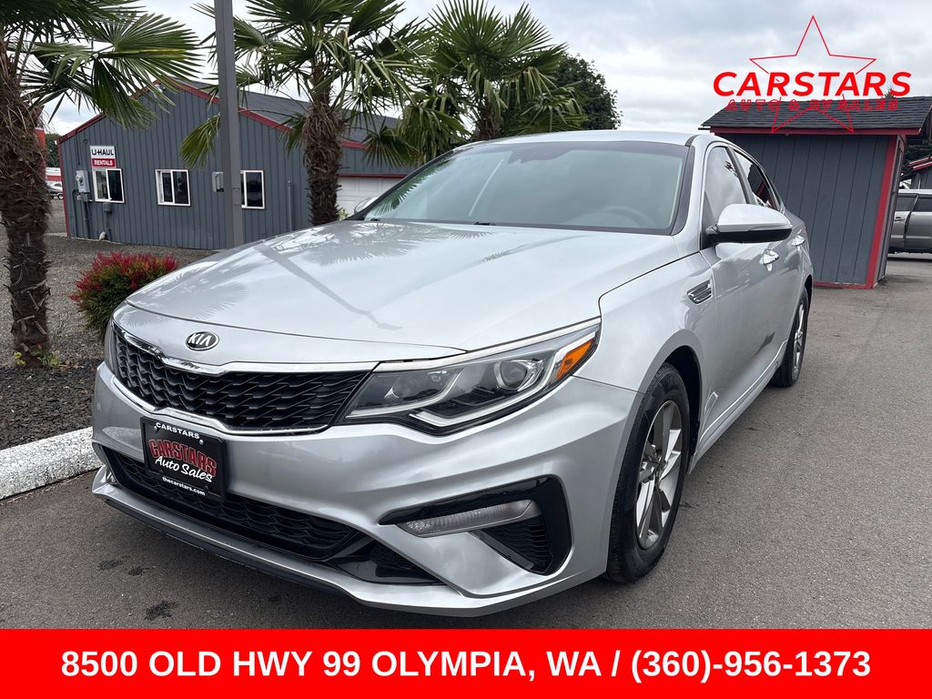 Sparkling Silver 2019 Kia Optima Sedan Front-Wheel Drive 6-Speed Automatic