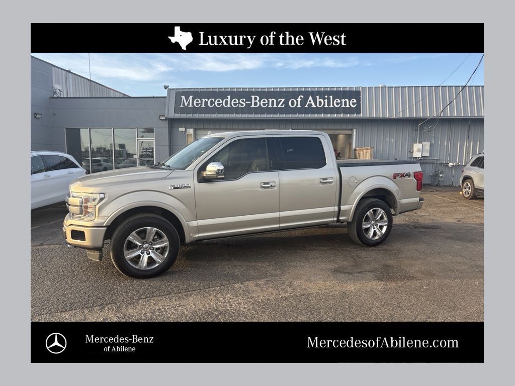 White Gold 2018 Ford F-150 Pickup Truck Four-Wheel Drive Automatic