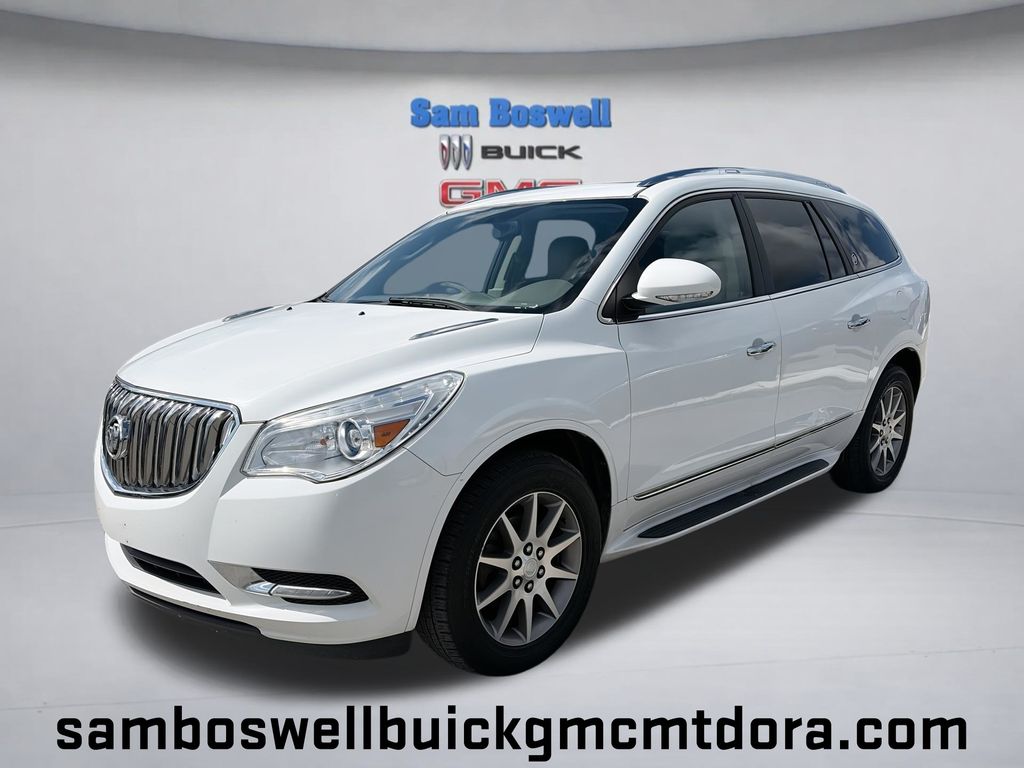 Summit White 2017 Buick Enclave Leather AWD SUV / Crossover All-Wheel Drive 6-Speed Automatic Overdrive