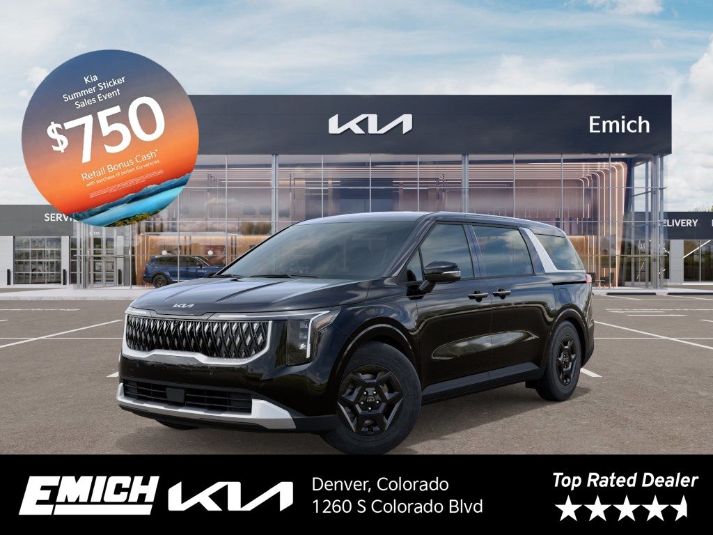 Black (AURORA BLK PRL) 2026 Kia Carnival LXS FWD Minivan Front-Wheel Drive 8-Speed Automatic