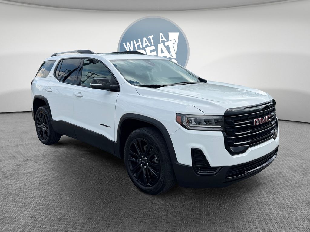 Summit White 2023 GMC Acadia SUV / Crossover Four-Wheel Drive 9-Speed Automatic
