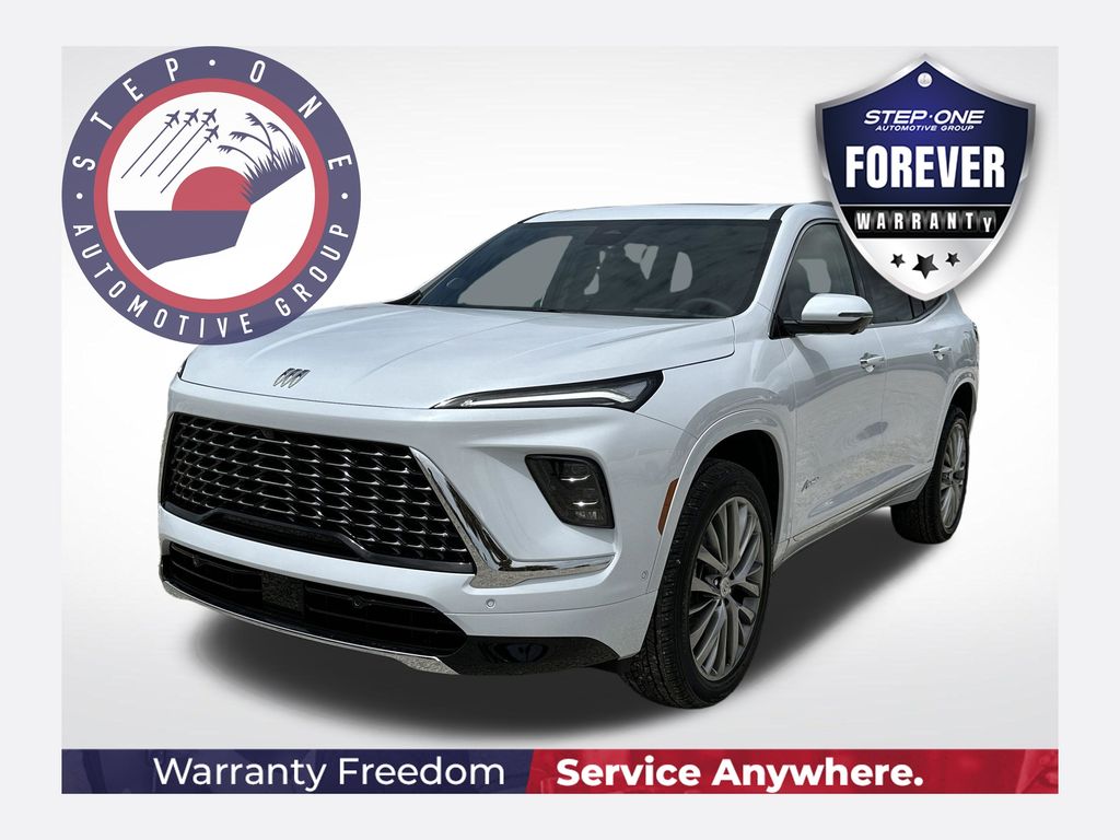 iridescent white tricoat 2026 Buick Enclave Avenir FWD SUV / Crossover Front-Wheel Drive 8-Speed Automatic