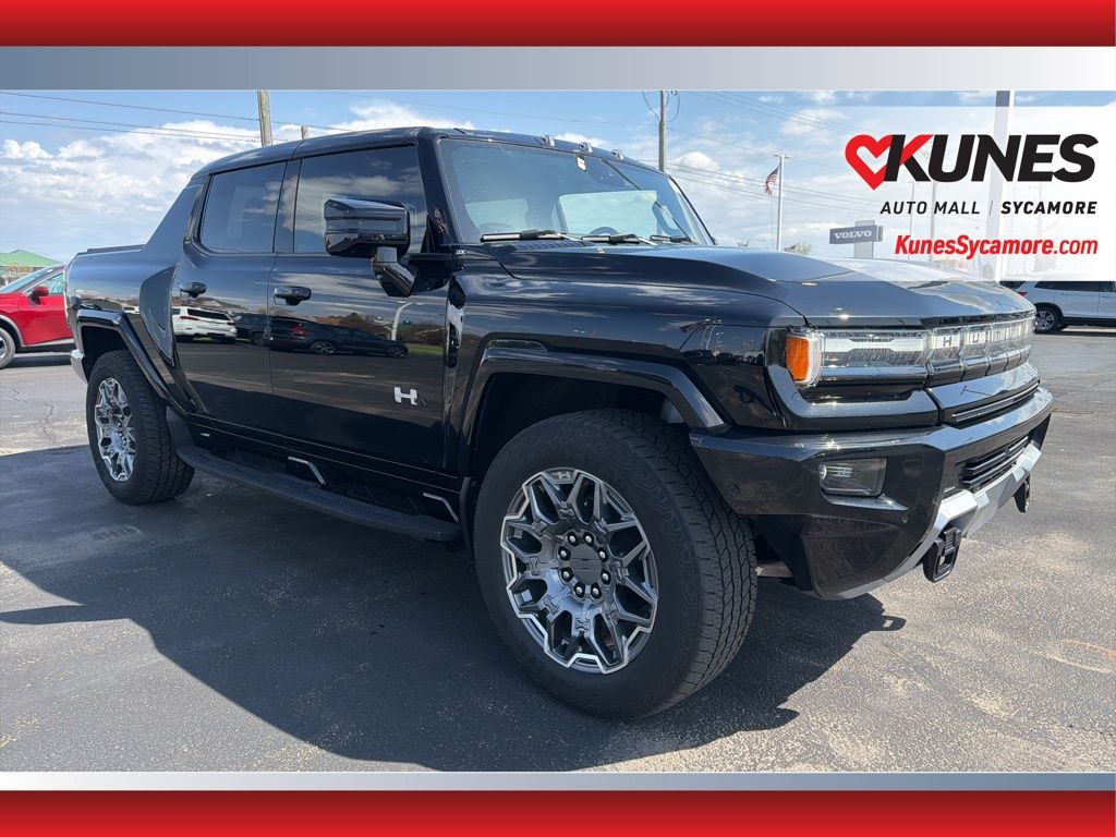 Void Black 2025 GMC Hummer EV Pickup 3X Crew Cab AWD Pickup Truck All-Wheel Drive 1-Speed Automatic
