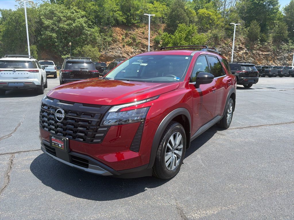 Red (Scarlet Ember Tintcoat) 2026 Nissan Pathfinder SUV / Crossover All-Wheel Drive 9-Speed Automatic