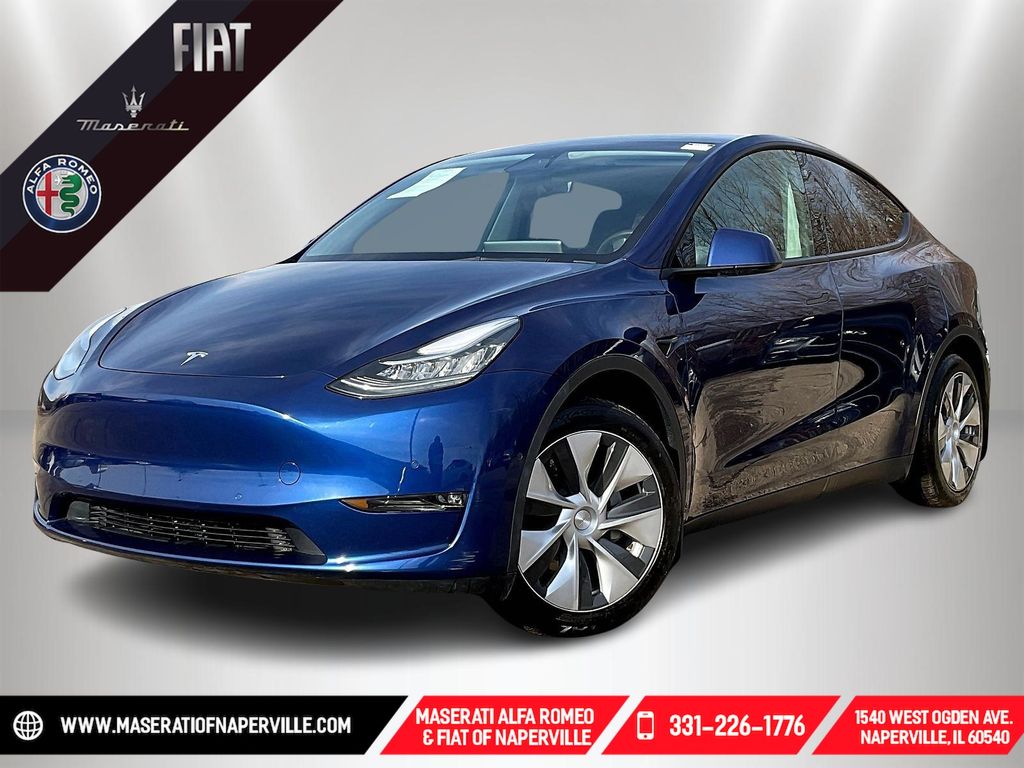 Blue 2021 Tesla Model Y Long Range AWD SUV / Crossover All-Wheel Drive 1-Speed Automatic