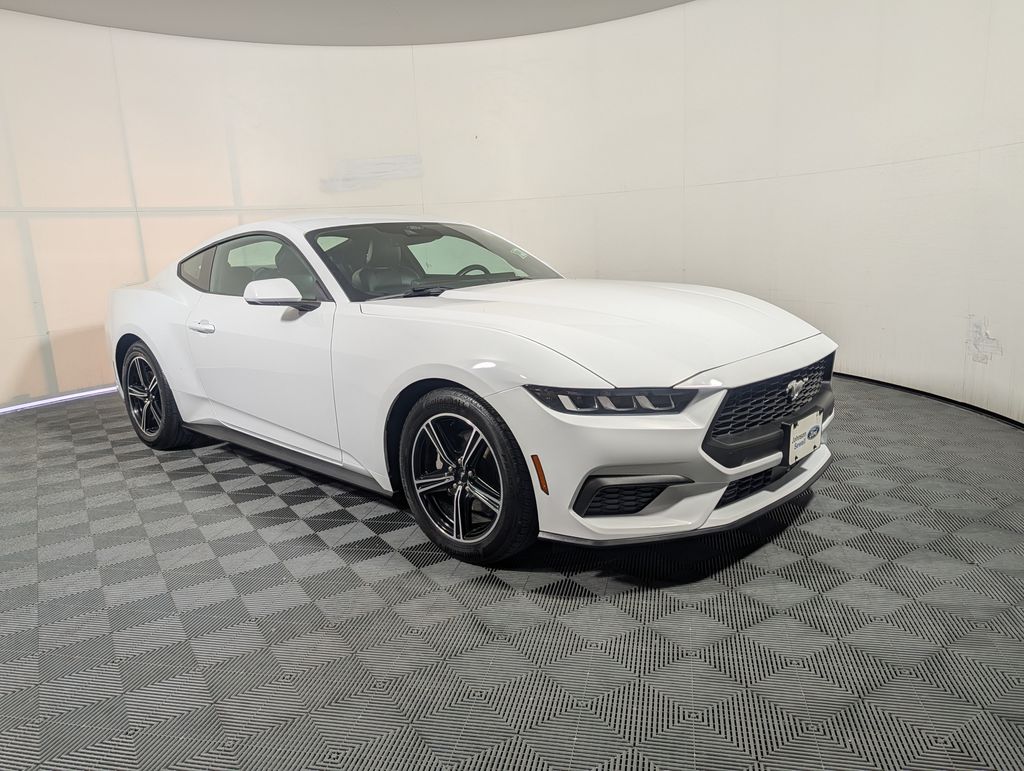 Oxford White 2024 Ford Mustang EcoBoost Premium Fastback RWD Coupe Rear-Wheel Drive Automatic