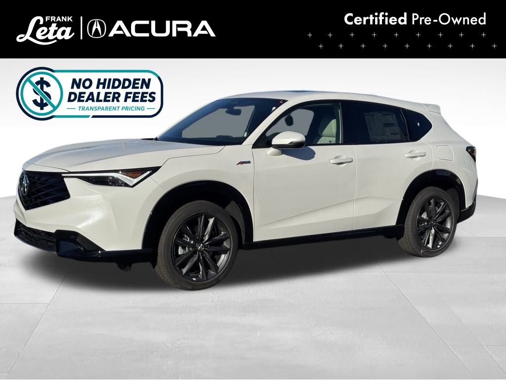 Platinum White Pearl 2026 Acura ADX SUV / Crossover Front-Wheel Drive Continuously Variable Transmission