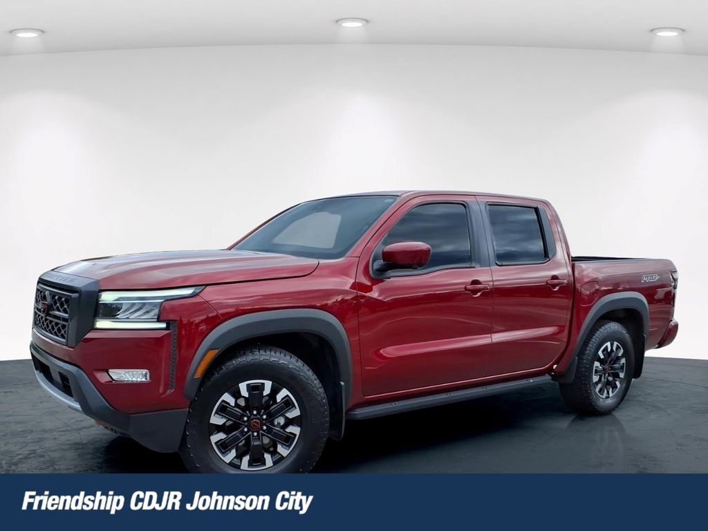 Cardinal Red Metallic Tricoat 2024 Nissan Frontier Pickup Truck 4X2 9-Speed Automatic Overdrive