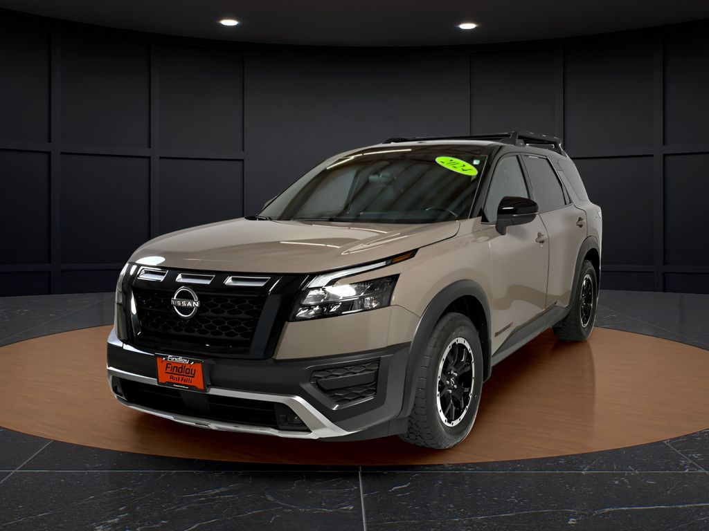 Baja Storm/Super Black Roof 2024 Nissan Pathfinder SUV / Crossover All-Wheel Drive 9-Speed Automatic