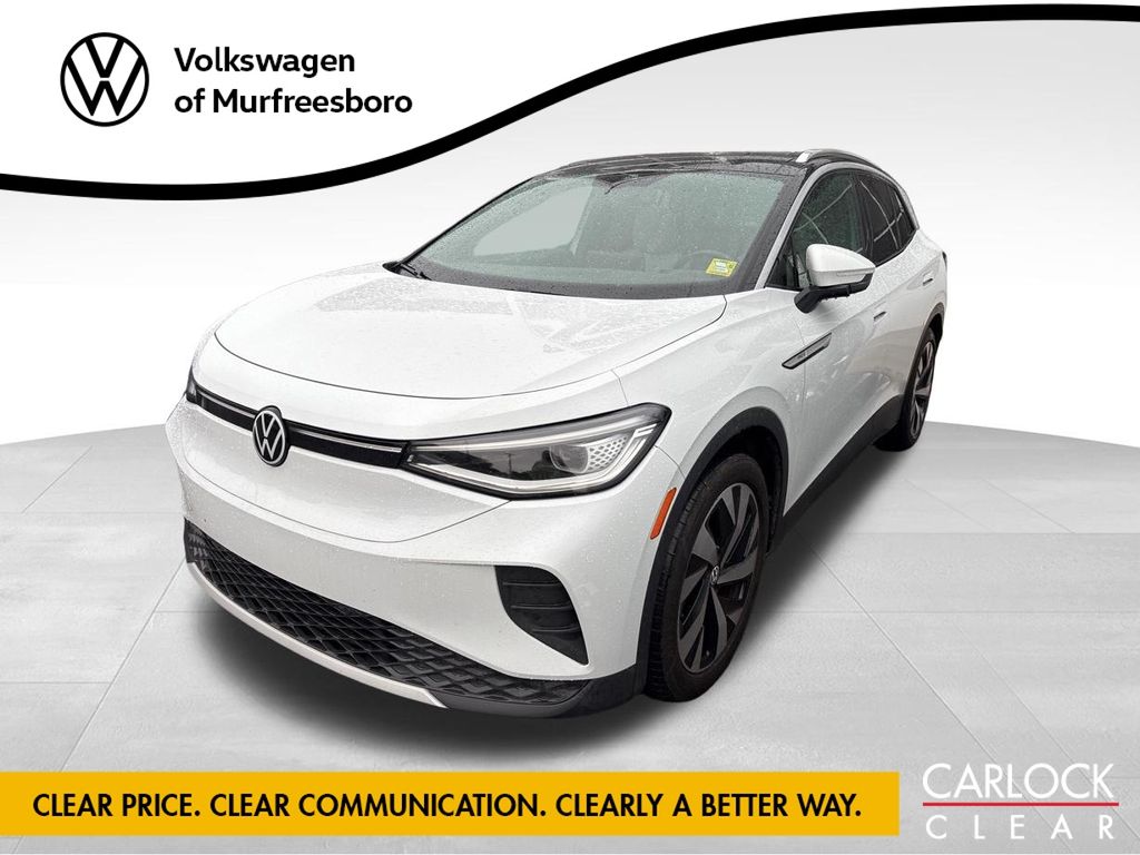 Glacier White Metallic 2022 Volkswagen ID.4 Pro S RWD SUV / Crossover Rear-Wheel Drive Automatic