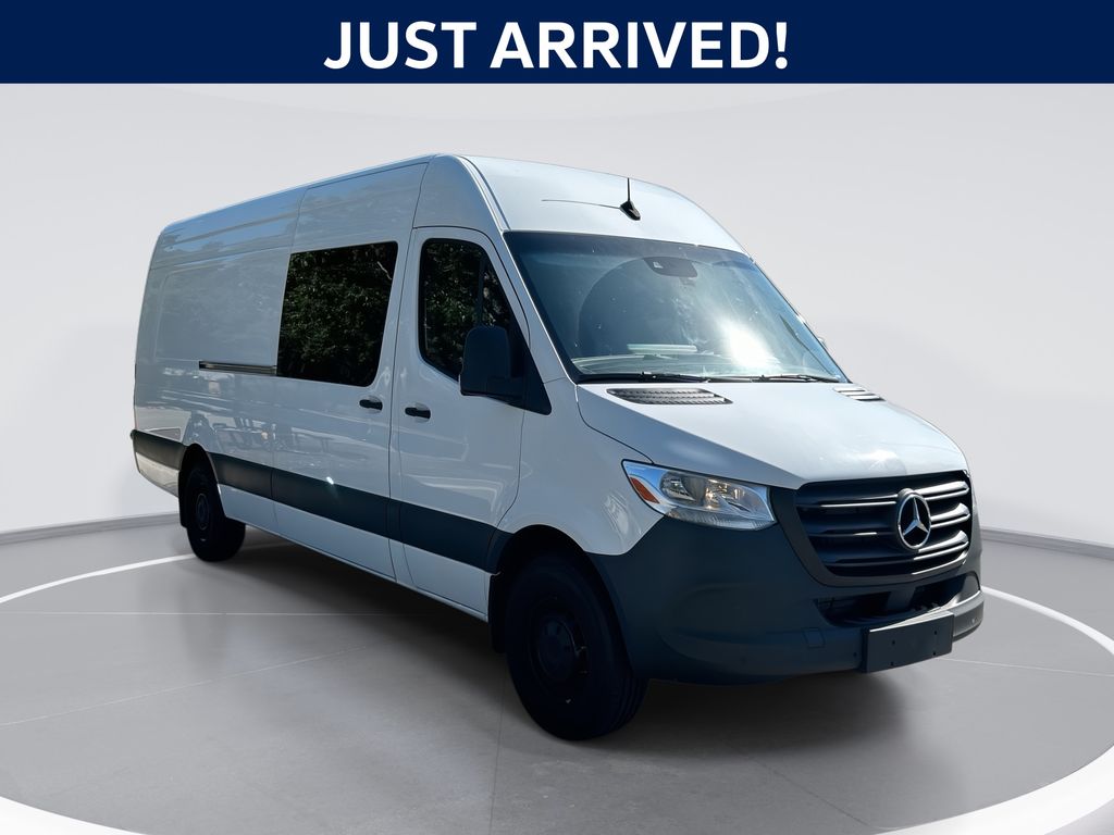 Arctic White 2024 Mercedes-Benz Sprinter Cargo 2500 170 High Roof Extended RWD Van Rear-Wheel Drive 9-Speed Automatic