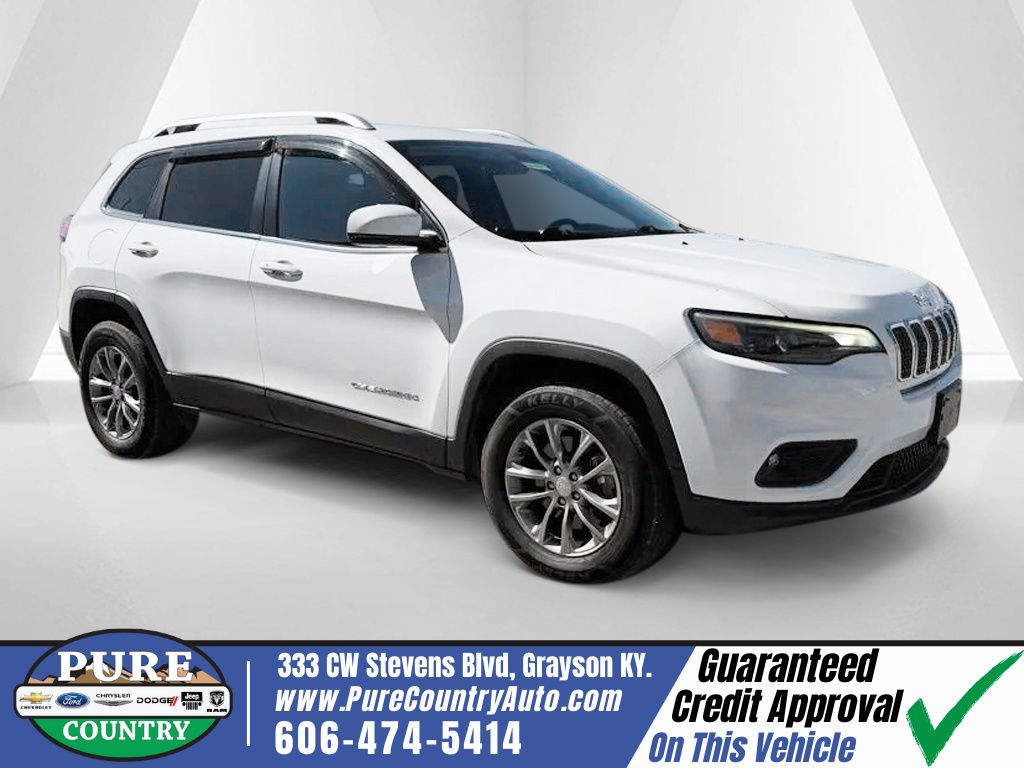 Bright White Clearcoat 2019 Jeep Cherokee Latitude Plus 4WD SUV / Crossover Four-Wheel Drive 9-Speed Automatic