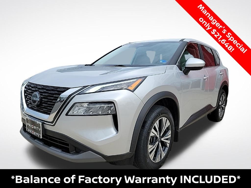 Brilliant Silver Metallic 2023 Nissan Rogue SUV / Crossover All-Wheel Drive Continuously Variable Transmission