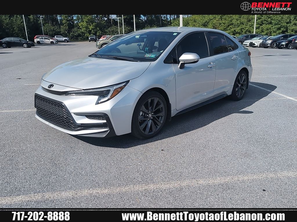 Classic Silver Metallic 2024 Toyota Corolla Sedan Front-Wheel Drive Continuously Variable Transmission