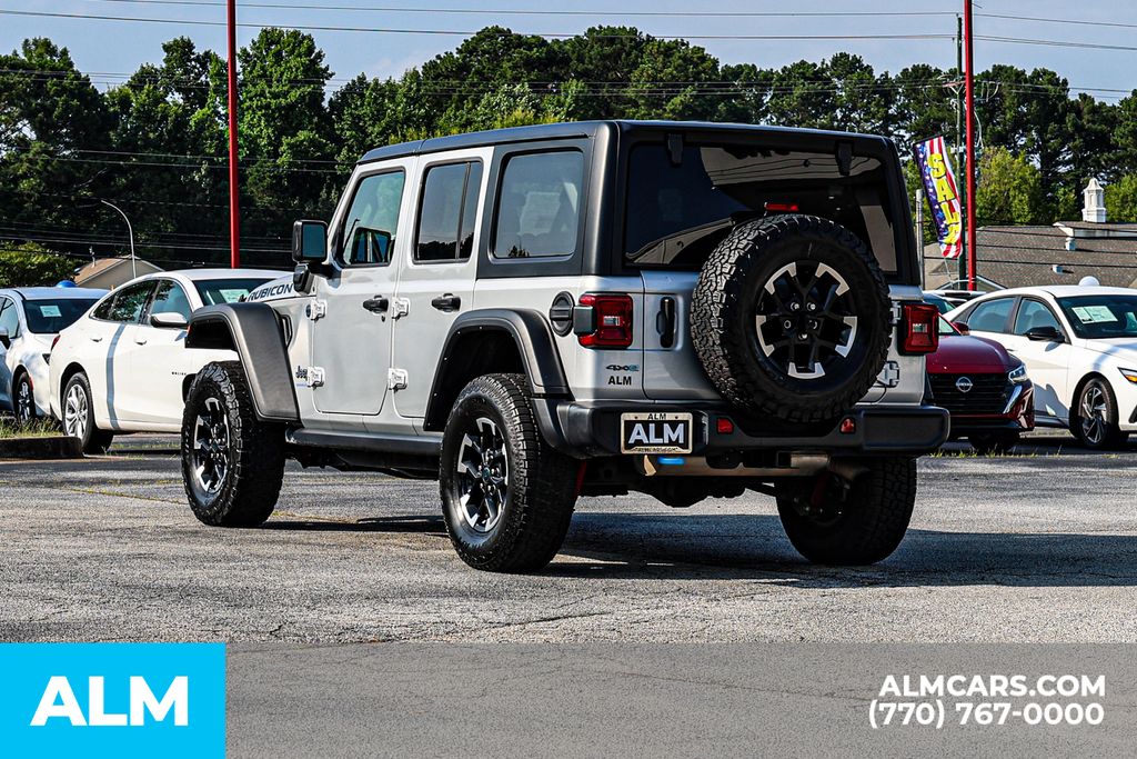 Used 2024 Silver Jeep Rubicon 4xe image 7