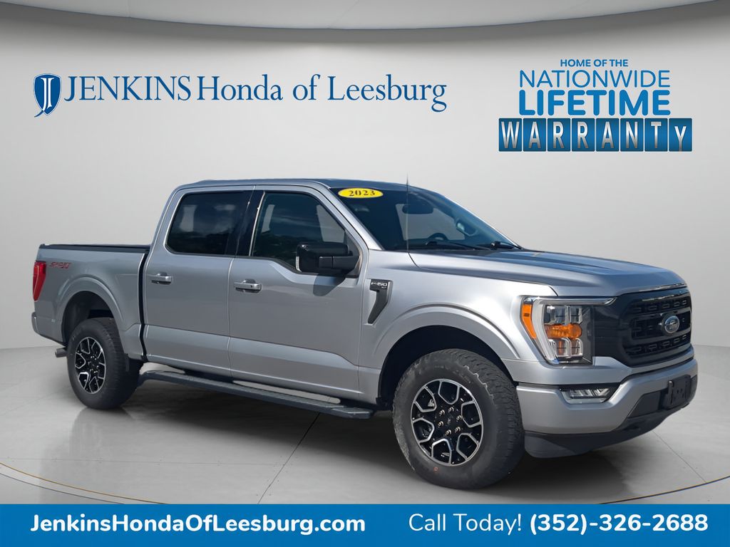 Silver Metallic 2023 Ford F-150 Pickup Truck Four-Wheel Drive Automatic
