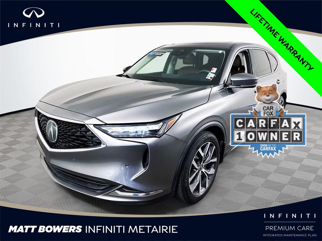 Carbon Metallic 2023 Acura MDX SUV / Crossover Front-Wheel Drive Automatic