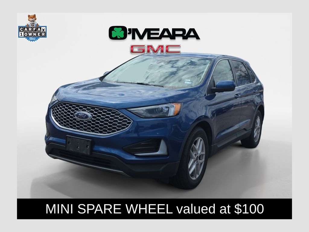 Blue Metallic 2024 Ford Edge SUV / Crossover All-Wheel Drive 8-Speed Automatic