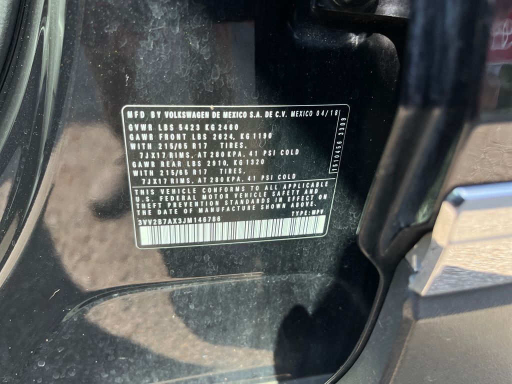 2018 Volkswagen Tiguan 2.0T SE photo