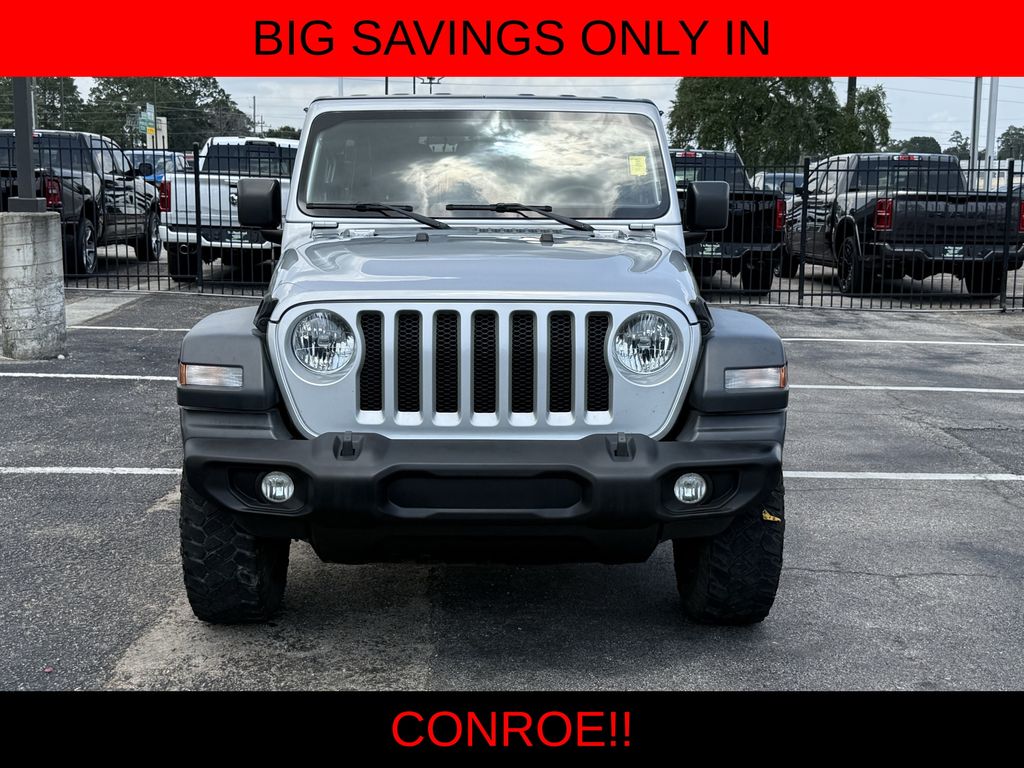2023 Jeep Wrangler Sport S Silver at DeMontrond Mazda