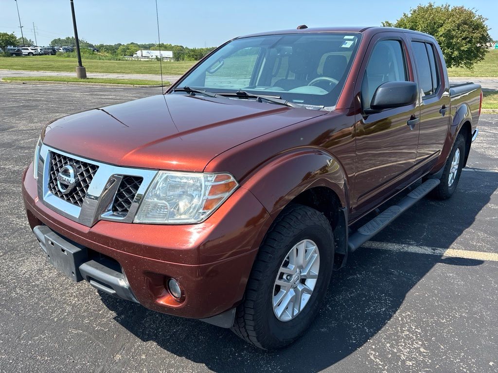 Red (Forged Copper) 2016 Nissan Frontier Pickup Truck Four-Wheel Drive 5-Speed Automatic Overdrive