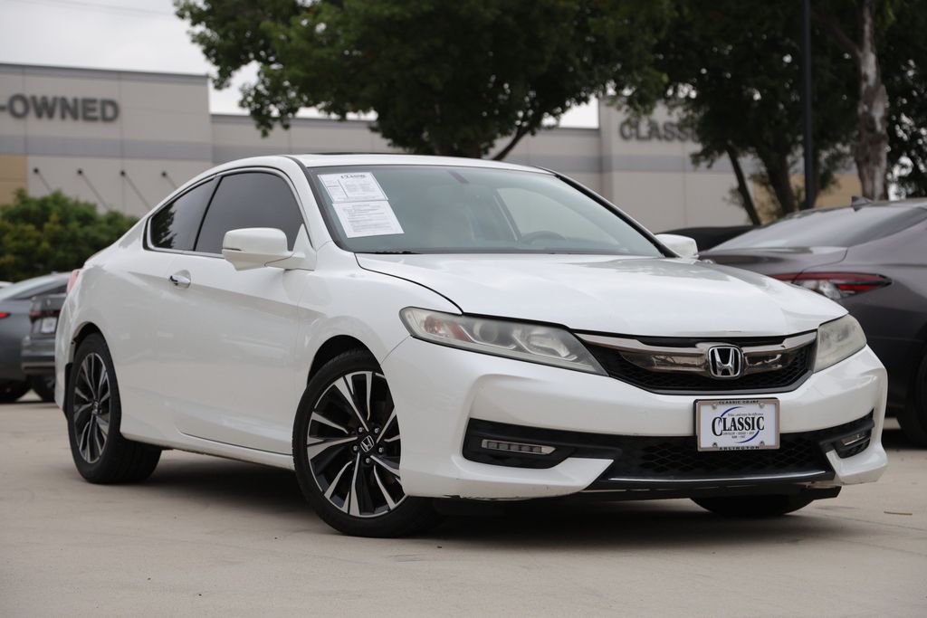 White Orchid Pearl 2016 Honda Accord Coupe Coupe Front-Wheel Drive Continuously Variable Transmission