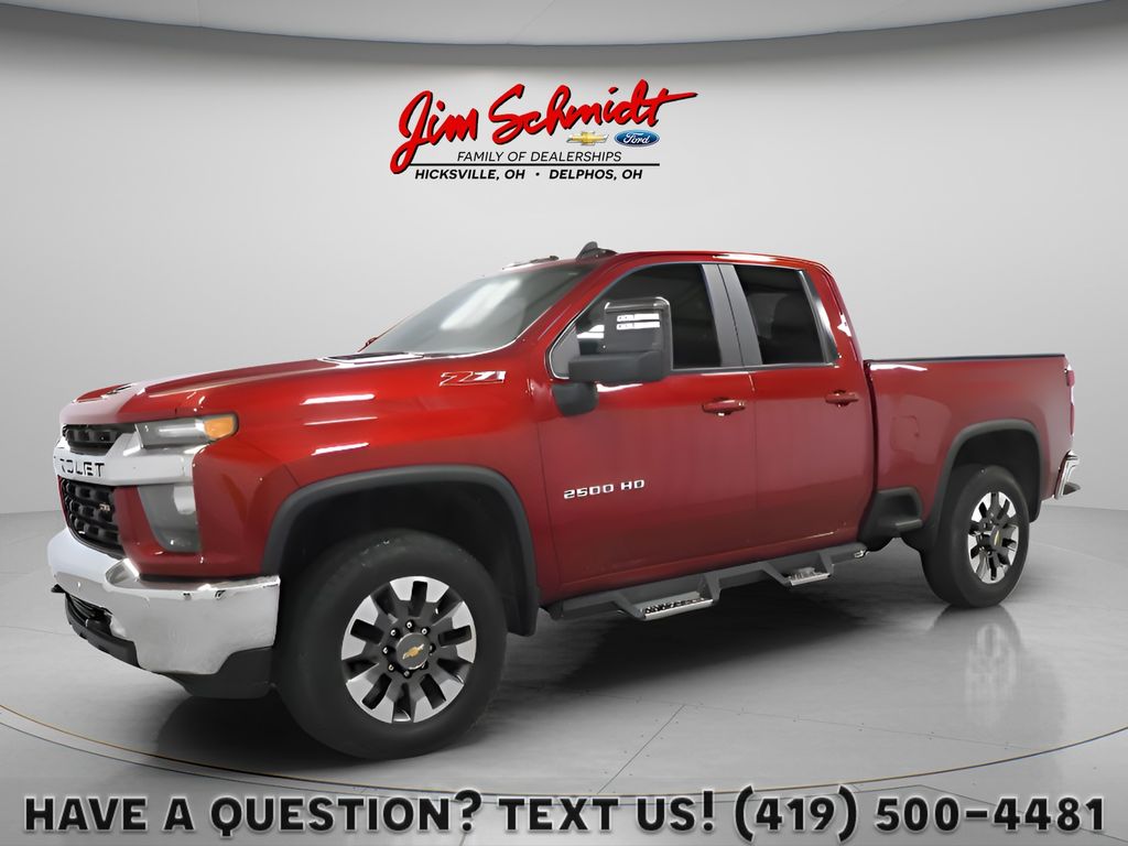 Cherry Red Tintcoat 2021 Chevrolet Silverado 2500HD Pickup Truck Four-Wheel Drive 6-Speed Automatic