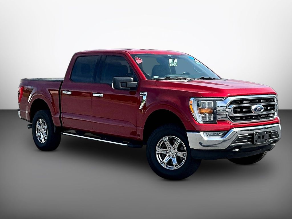 Red Metallic 2021 Ford F-150 XLT SuperCrew 4WD Pickup Truck Four-Wheel Drive Automatic