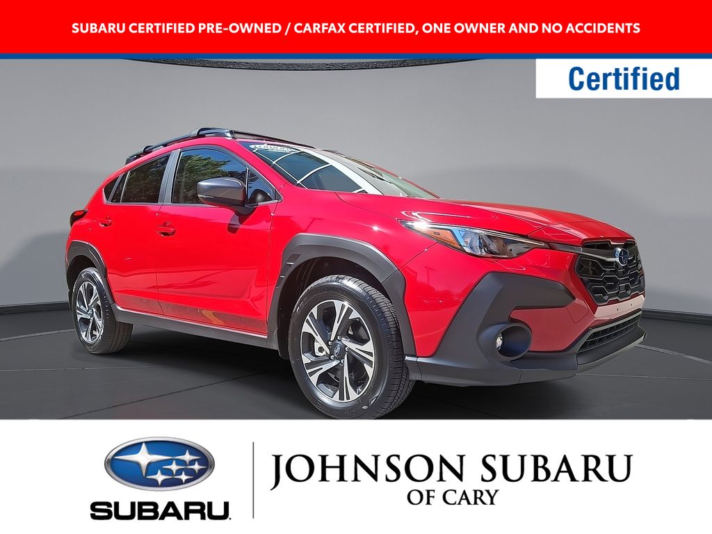 Pure Red 2025 Subaru Crosstrek Premium AWD SUV / Crossover All-Wheel Drive Continuously Variable Transmission