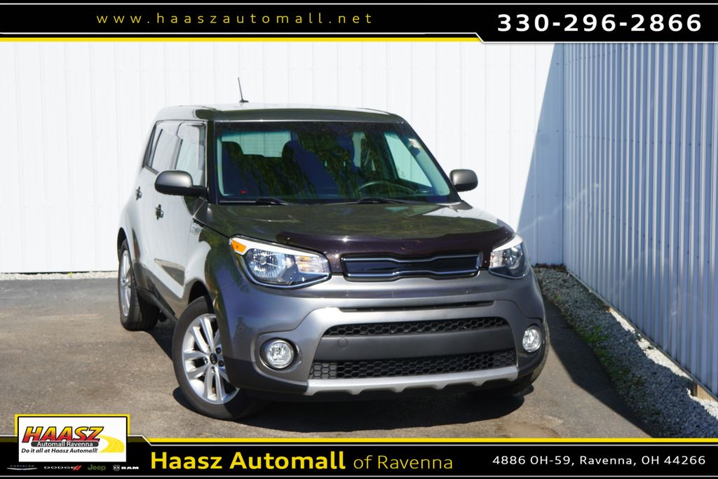 Titanium Gray 2017 Kia Soul + Wagon Front-Wheel Drive 6-Speed Automatic