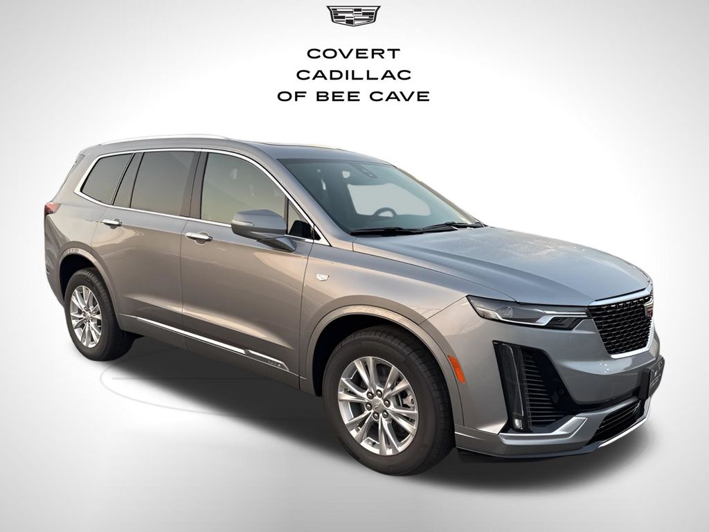 Silver Metallic 2025 Cadillac XT6 Luxury AWD SUV / Crossover Four-Wheel Drive 9-Speed Automatic
