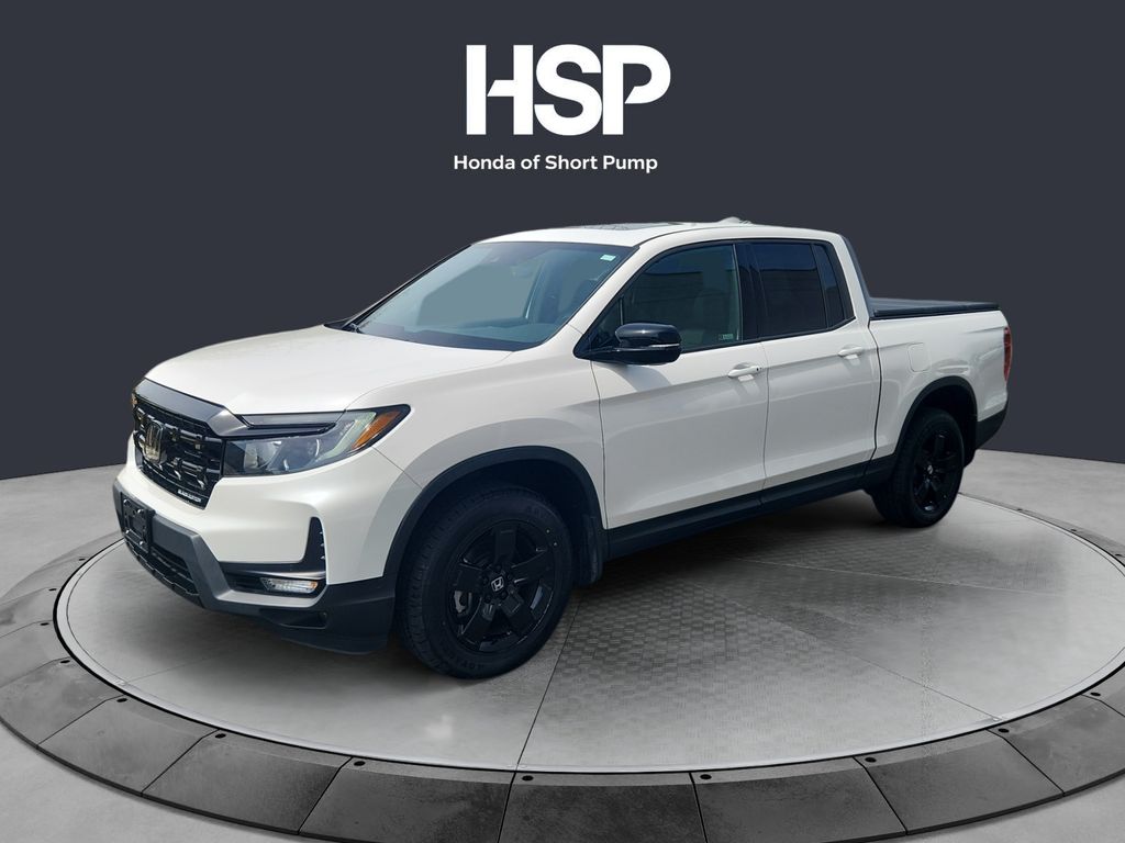 Platinum White Pearl 2024 Honda Ridgeline Black Edition AWD Pickup Truck All-Wheel Drive 9-Speed Automatic