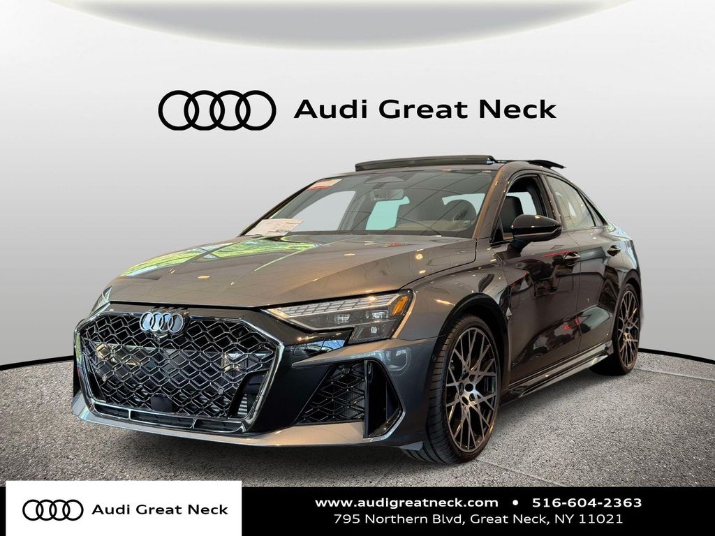 Daytona Gray Pearl Effect 2026 Audi RS 3 2.5T quattro Sedan All-Wheel Drive 7-Speed Automatic