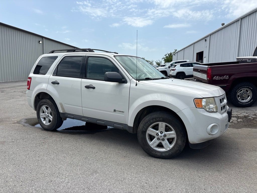 White 2009 Ford Escape Hybrid SUV / Crossover Front-Wheel Drive Continuously Variable Transmission