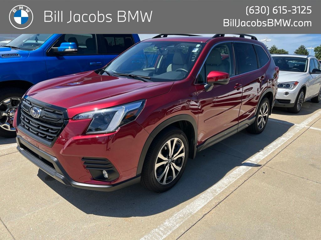 Crimson Red Pearl 2024 Subaru Forester Limited Crossover AWD SUV / Crossover All-Wheel Drive Continuously Variable Transmission