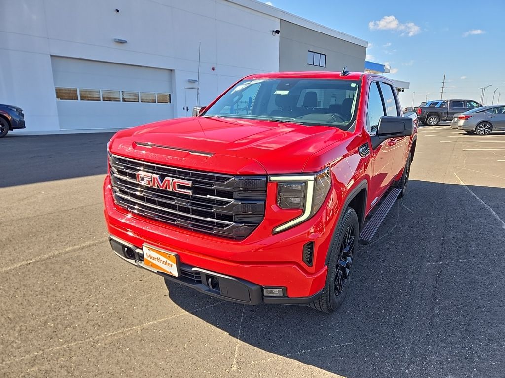 Cardinal Red 2023 GMC Sierra 1500 Elevation Crew Cab 4WD Pickup Truck Four-Wheel Drive 8-Speed Automatic