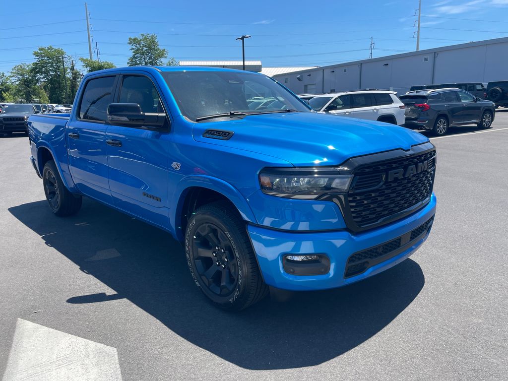 Hydro Blue Pearlcoat 2026 RAM 1500 Big Horn Crew Cab 4WD Pickup Truck Four-Wheel Drive 8-Speed Automatic