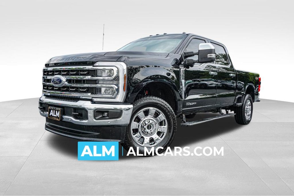 Black 2026 Ford F-350 Super Duty Pickup Truck Four-Wheel Drive Automatic
