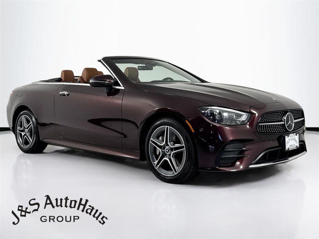 Red 2022 Mercedes-Benz E-Class Convertible All-Wheel Drive 9-Speed Automatic