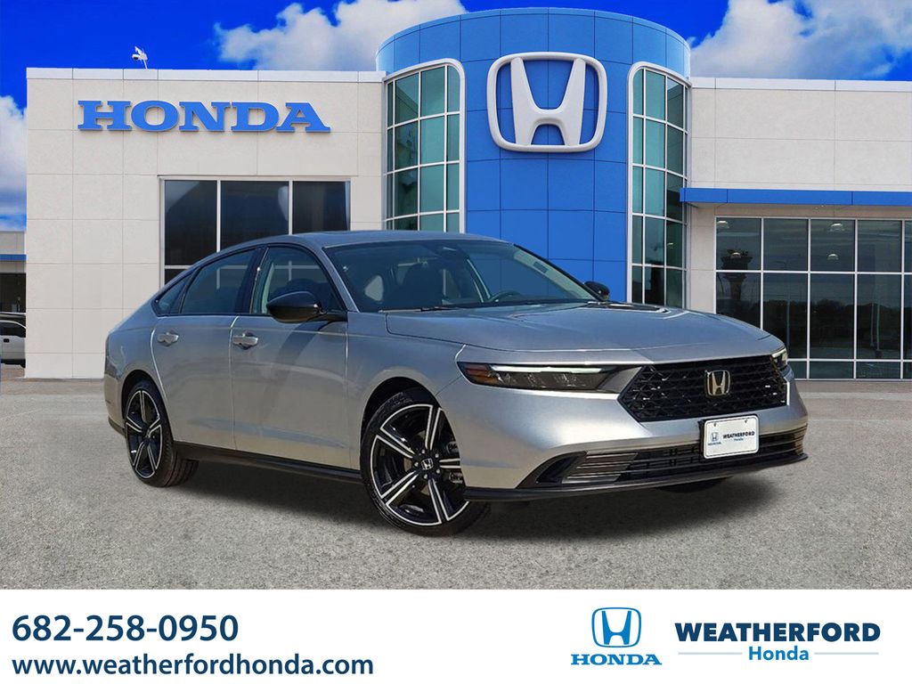 Silver 2026 Honda Accord Sedan Front-Wheel Drive Continuously Variable Transmission