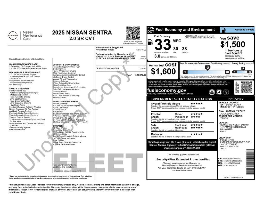 2025 Nissan Sentra SR - 3