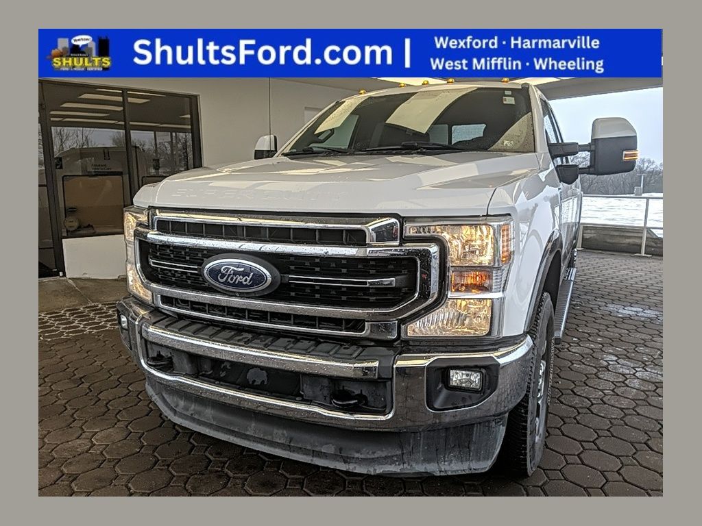 Oxford White 2020 Ford F-350 Super Duty Lariat SuperCab 4WD Pickup Truck Four-Wheel Drive Automatic