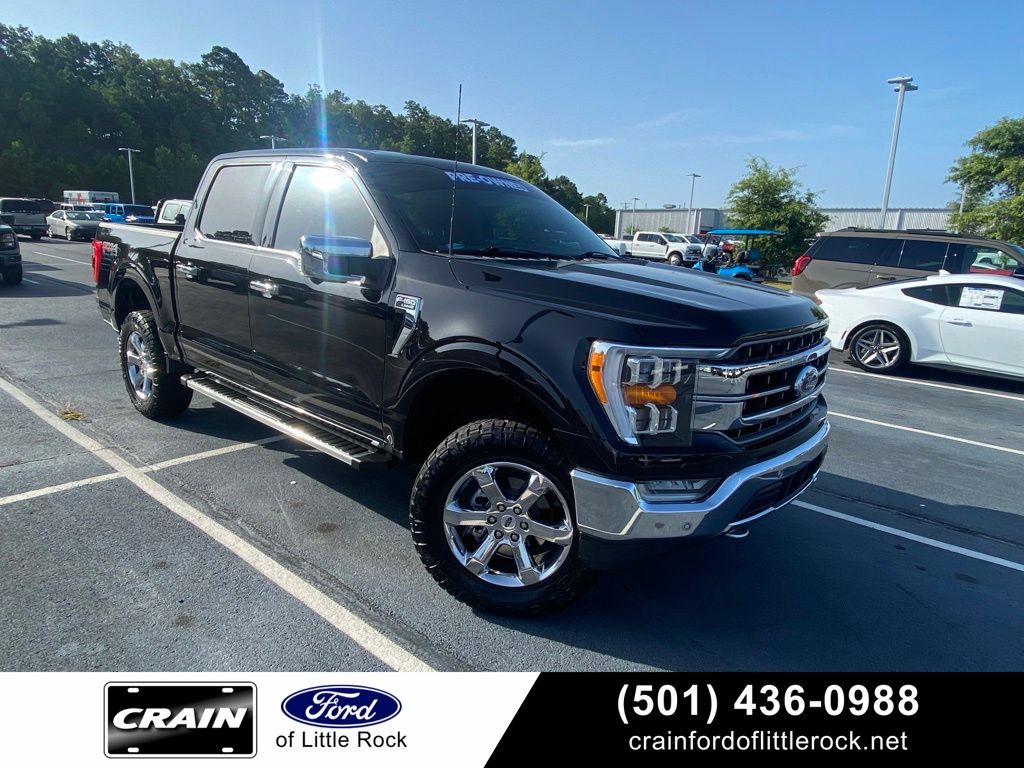 Agate Black Metallic 2022 Ford F-150 Pickup Truck Four-Wheel Drive Automatic