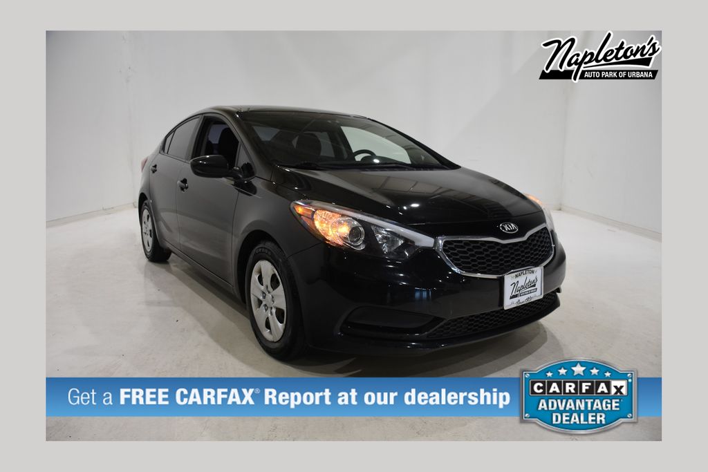 Aurora Black Pearl 2016 Kia Forte LX Sedan Front-Wheel Drive 6-Speed Automatic