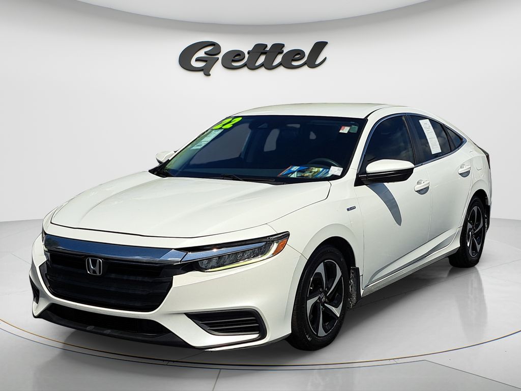 White 2022 Honda Insight EX FWD Sedan Front-Wheel Drive Continuously Variable Transmission