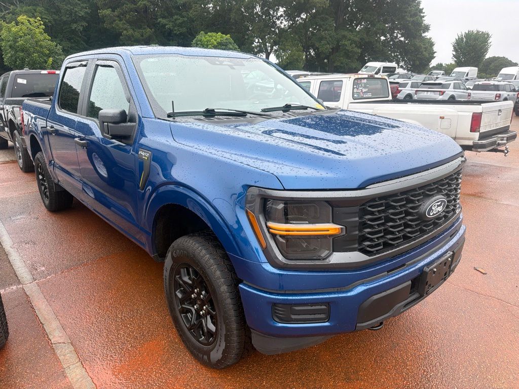 Atlas Blue Metallic 2025 Ford F-150 Pickup Truck Four-Wheel Drive Automatic