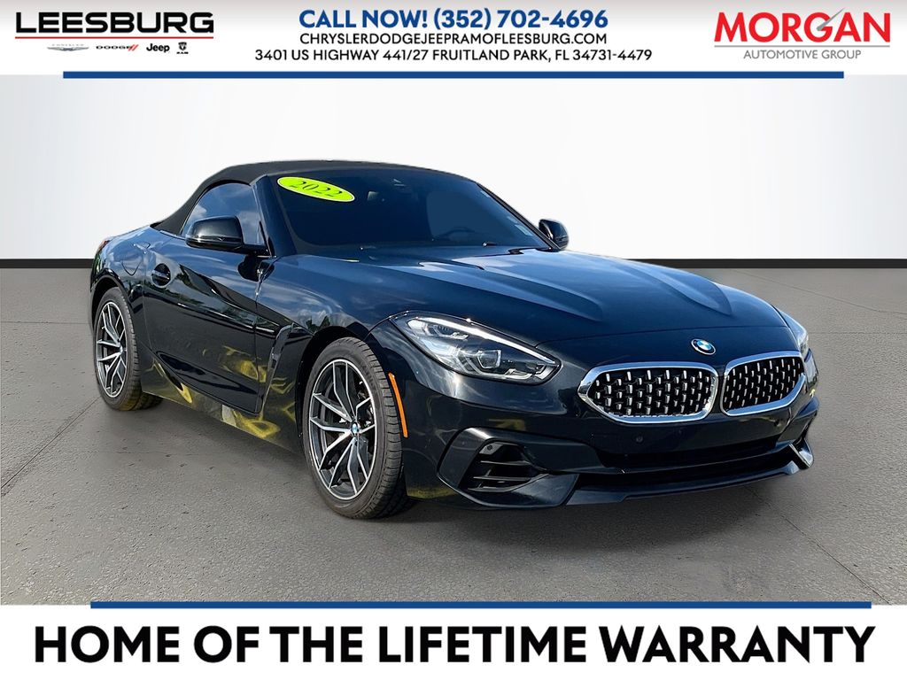 Black Sapphire Metallic 2022 BMW Z4 sDrive30i RWD Convertible Rear-Wheel Drive 8-Speed Automatic